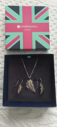 Dower hall feather necklace - &,