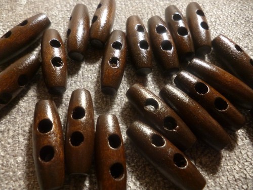 Wooden brown toggle buttons - toggle,
