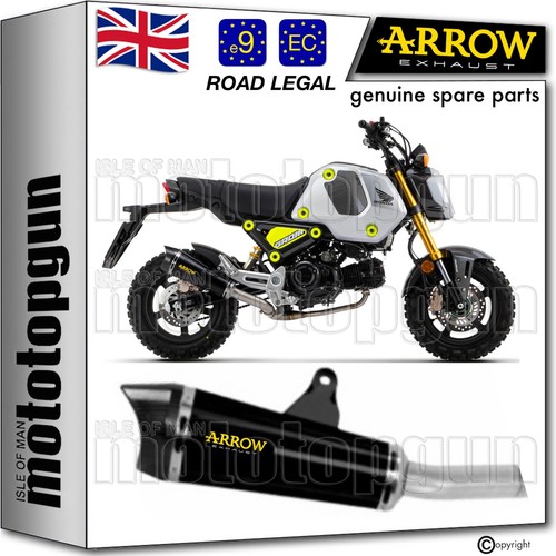 Exhaust black kone arrow - exhaust, c