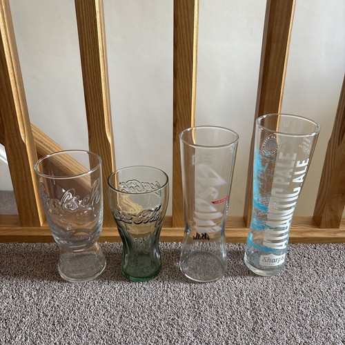 Pub bar glasses pint half - pint,,