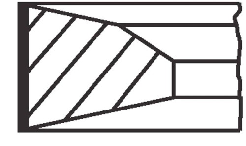 Mahle piston ring - , for