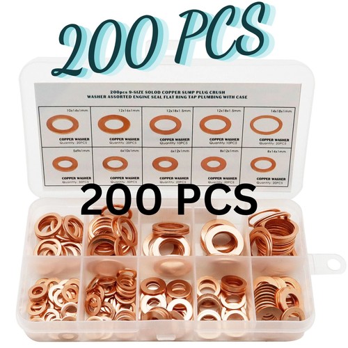 200pcs sizes solid - 200pcs, copper
