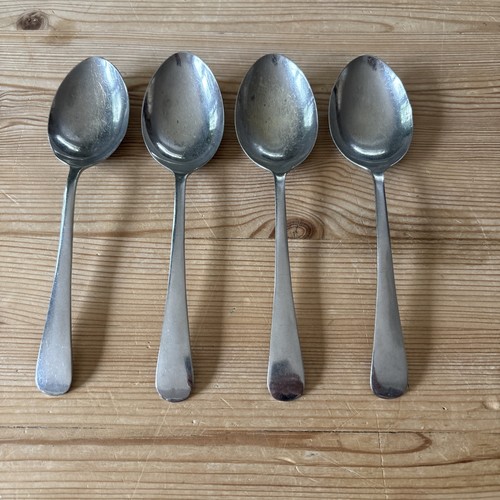 Vintage dessert spoons old - dessert,