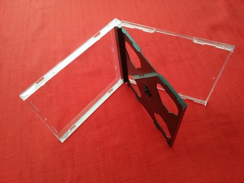 Double jewel case 4mm - cd,