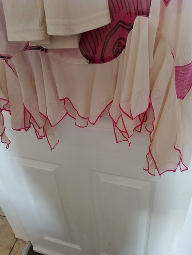 Zandra rhodes top - zandra, beige