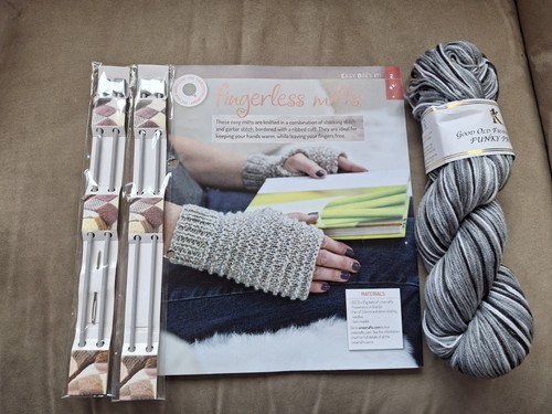 Knitting kit fingerless - knitting,