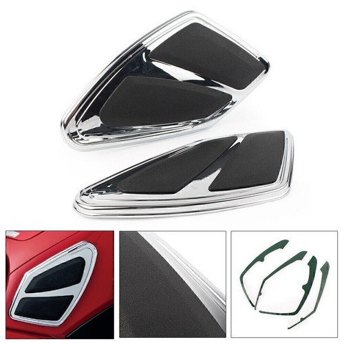 Chrome tank trims knee - tank, pads