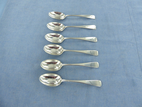 Antique set six sterling - set,