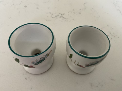 Denby greenwheat egg cups - 2,