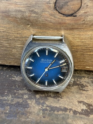 Bulova accutron 1973 blue - 1973,