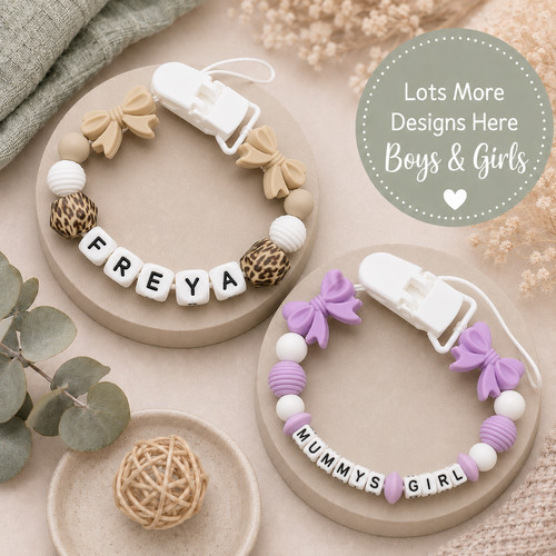 Personalised silicone dummy - personalised,