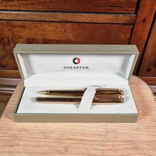 Vtg sheaffer white - sheaffer, gold