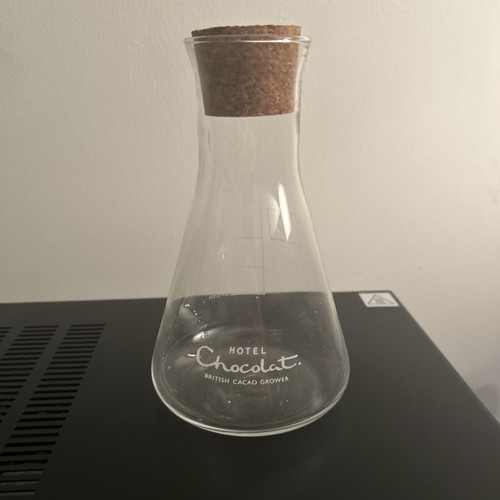 Clear glass erlenmeyer - clear,