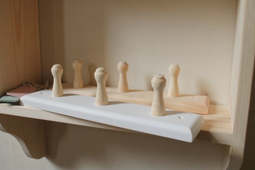 Coat rack peg rail wooden - coat,