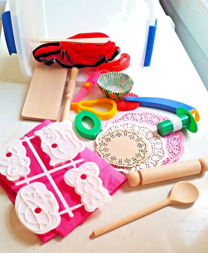 Childrens baking set apron hat - childrens,