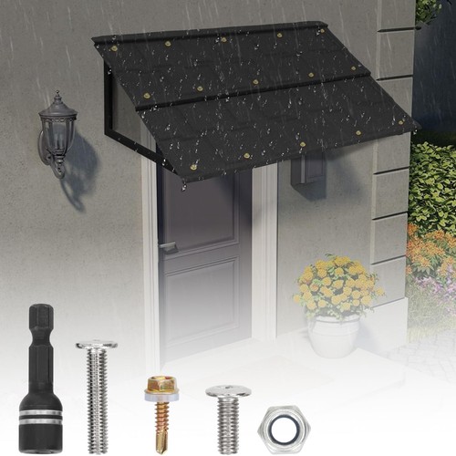 Fixed metal awnings - fixed, w