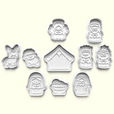 Modern nativity characters - modern,