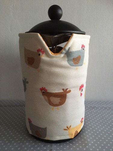 Handmade 800ml cafetiere cosy - handmade,