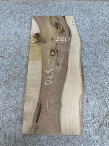 Elm live waney edge - elm, slab