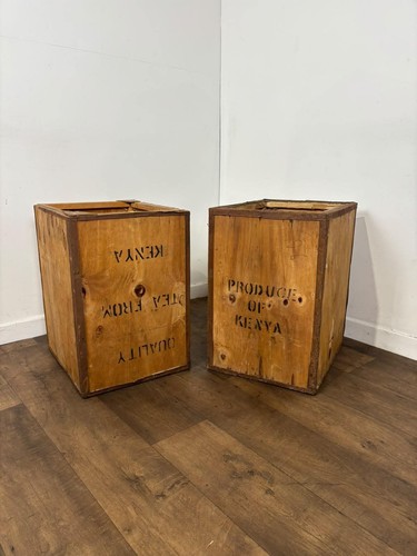 Pair vintage kenyan tea - vintage,
