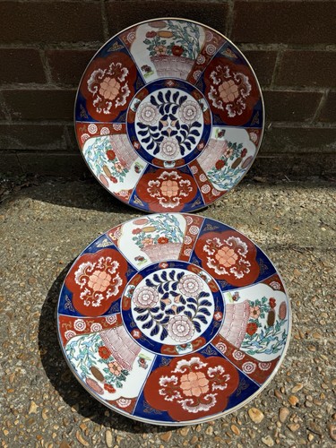 Pair japanese imari style - pair,