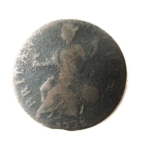 18thc george iii coin genuine - george,