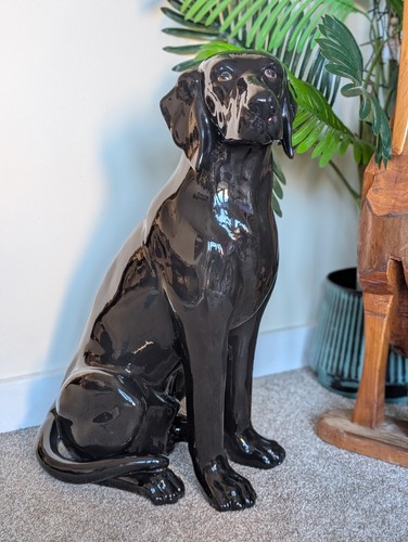Ceramic porcelain labrador - porcelain,