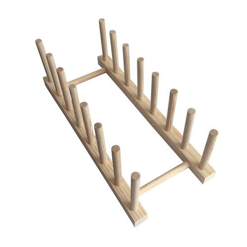 Wooden plate rack decorative - plate,