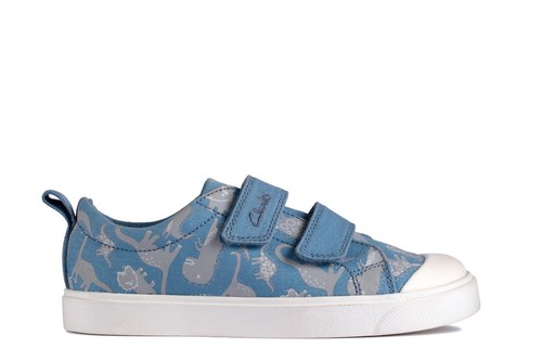 Clarks boys city bright blue - clarks,