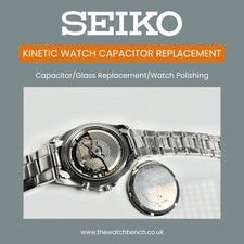 Seiko kinetic watch capacitor - watch,