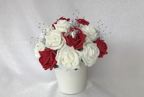 Wedding bouquets red butterfly - wedding,