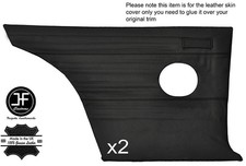 Black stitch full rear - rear, door