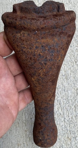 Vtg cast iron wood stove - cast, leg