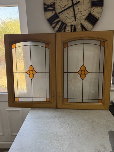 Pair kitchen doors glazed - of,