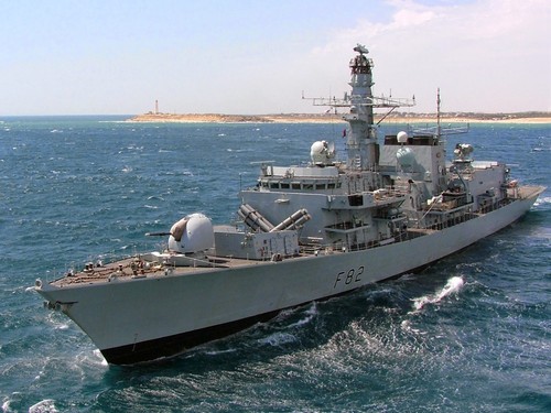 Royal navy ships - poster, print
