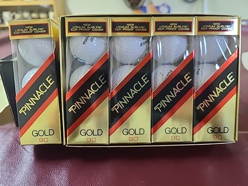 Pinnacle gold golf balls - gold,