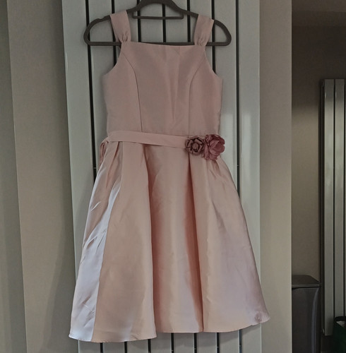 Monsoon girls pink - satin, bow