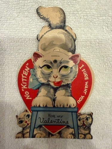 Vintage mechanical cat - mechanical,