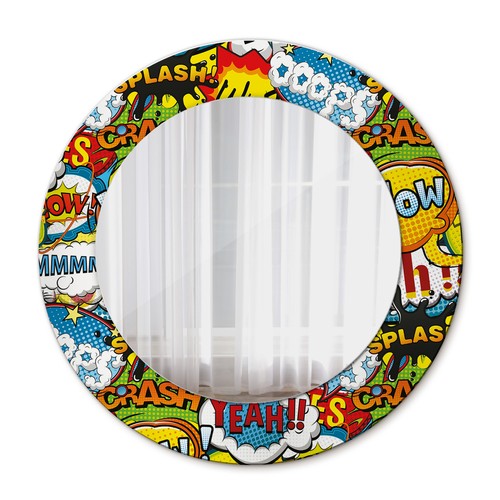 Trinket round mirror with - trinket,