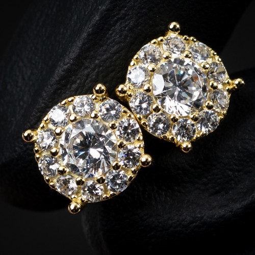 14k gold plated men - men's, circle
