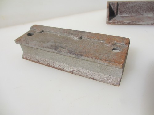 Large iron door keep - large, rim