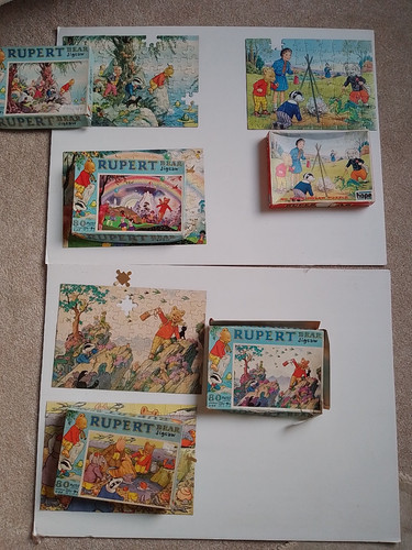 Boxed rupert bear - 80, piece