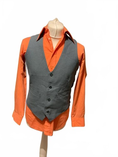 Vintage 70s grey - , navy