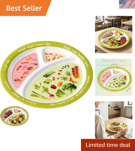 Portion control plate for - control,