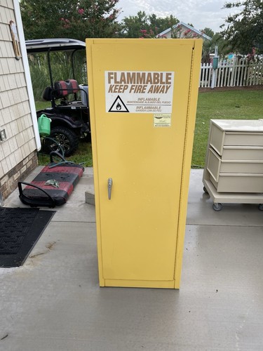 Flammable storage cabinet - flammable,