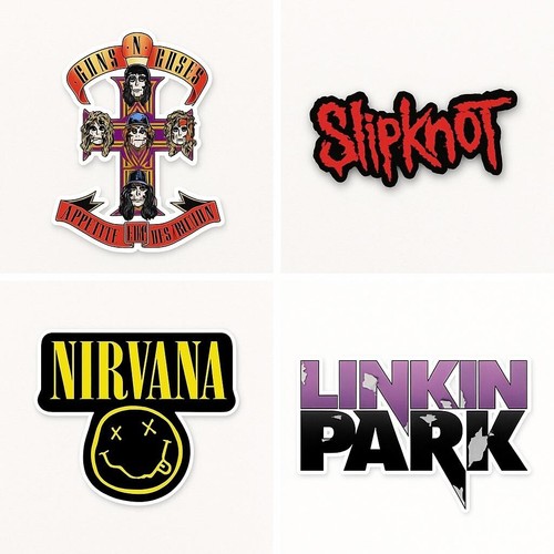 Rock band decals - rock, –