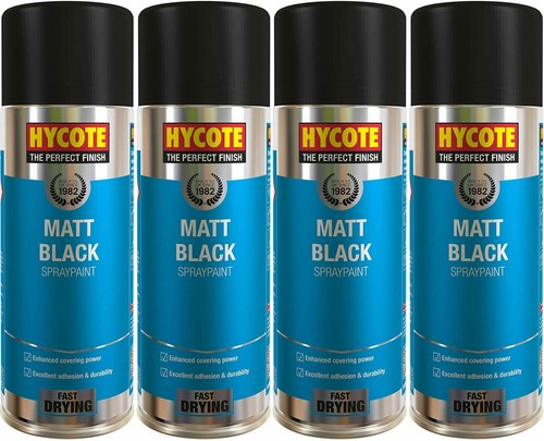 Hycote matt black fast - hycote, drying