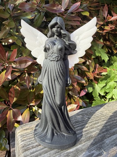 Obsidian godess with - obsidian,