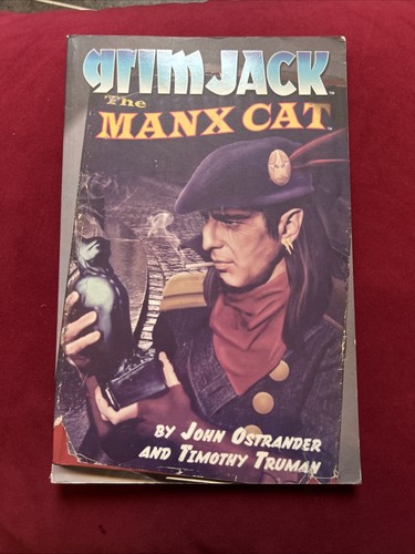 Grimjack the manx cat graphic - manx,
