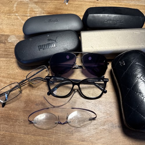 Glasses and glass case - case, bundle